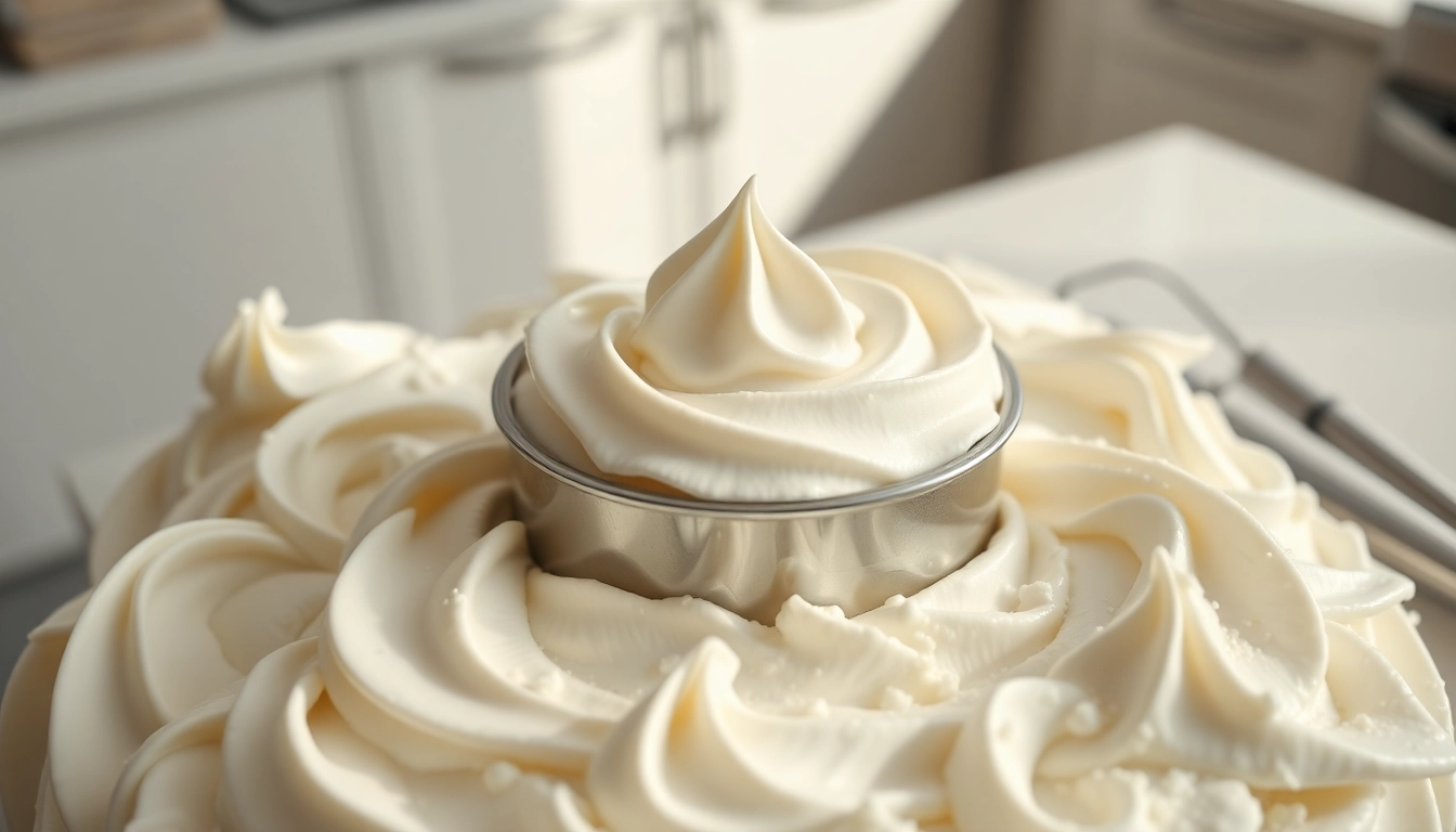 Using a cream charger to create light and fluffy whipped cream in a modern kitchen setting.