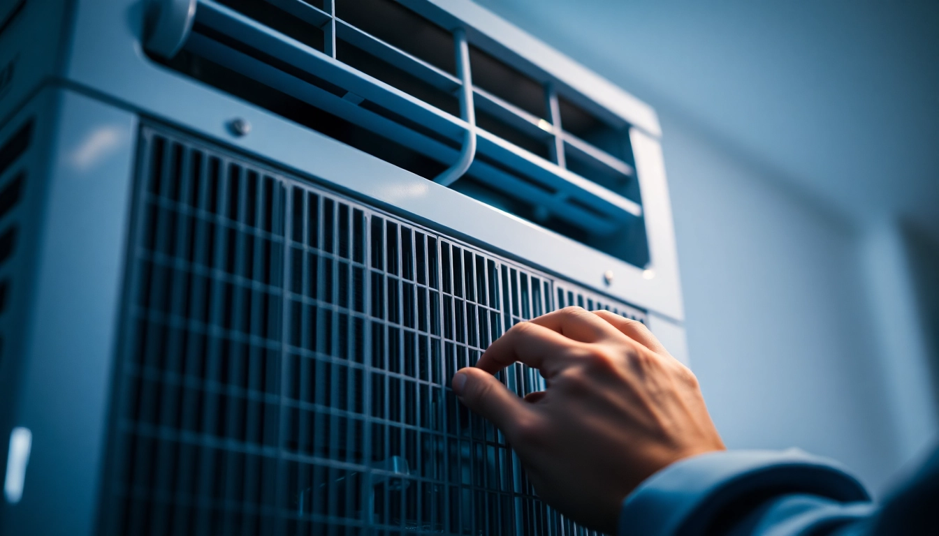 Technician inspecting AC unit because my air con is not working, highlighting troubleshooting processes.