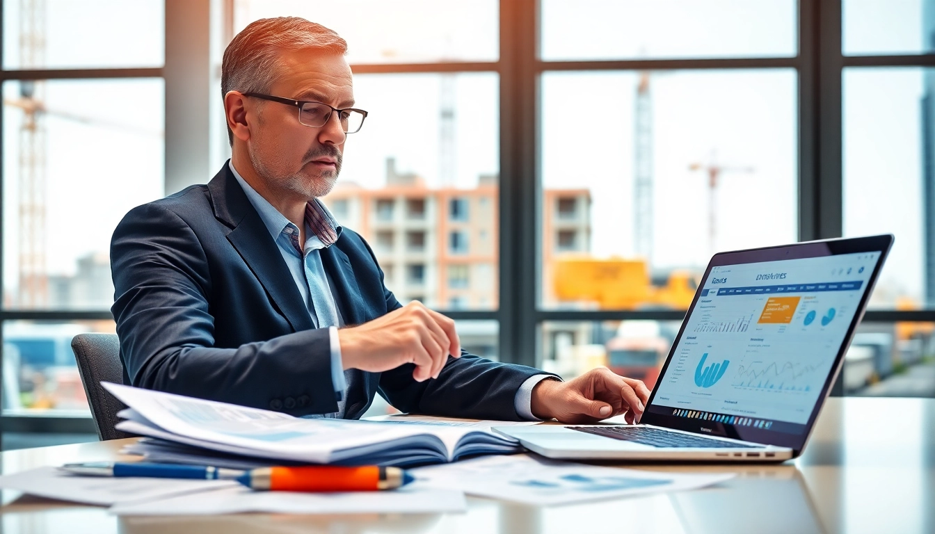 Focus on nvq level 6 occupational health and safety answers as a manager reviews essential safety protocols in a modern office.