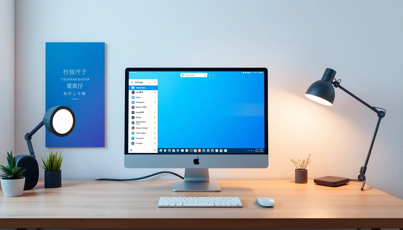 Explore the interface of telegram电脑版中文 on a computer, featuring vibrant chats and user-friendly design elements.