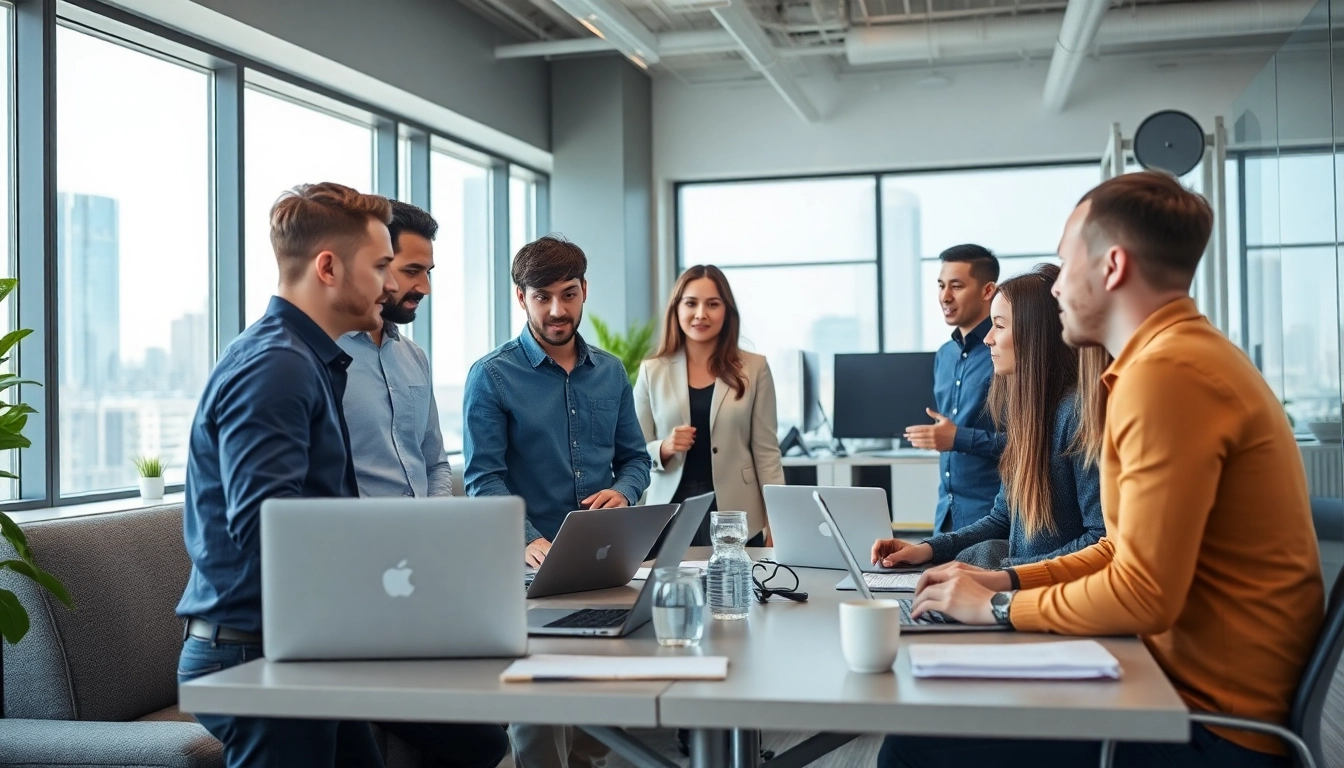 Enhance your business with Managed IT Services Markham by a professional IT team collaborating.