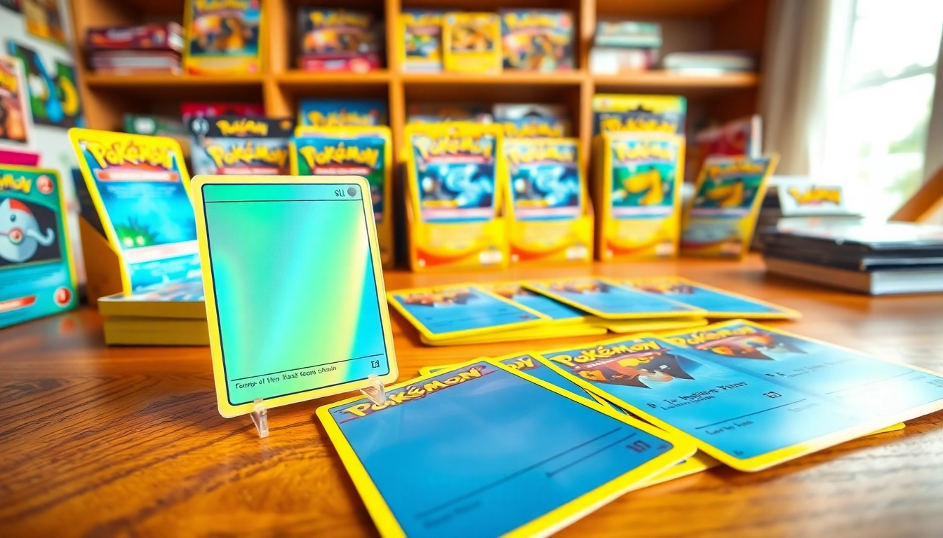 Showcasing real pokemon cards in india arranged for collectors on a wooden table with boosters.