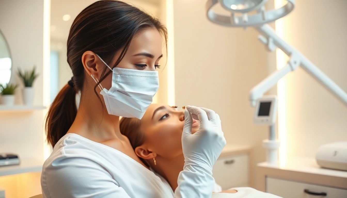 Experience effective Botox treatments near me with a professional aesthetician in a serene medspa.