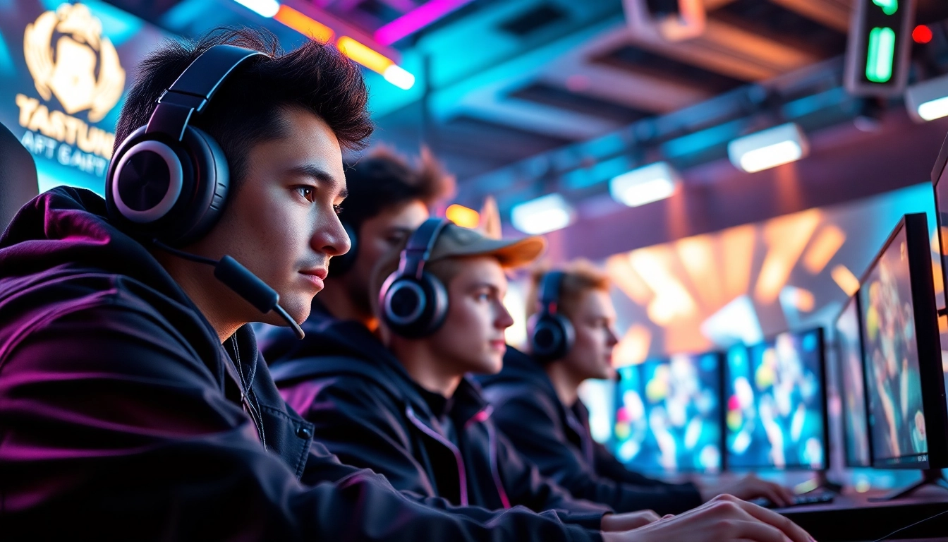 메이저사이트에서 경쟁하는 e-gaming 장면을 보여주는 전문적인 사진.