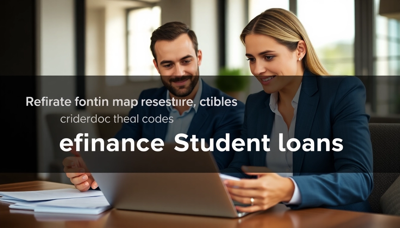 Discussing earnest referral codes in a professional office setting with focused couple.