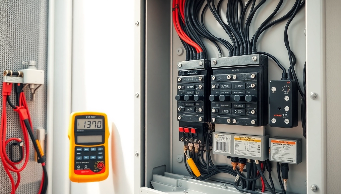 Inspecting an Electrical Panel with a focus on its components and organization
