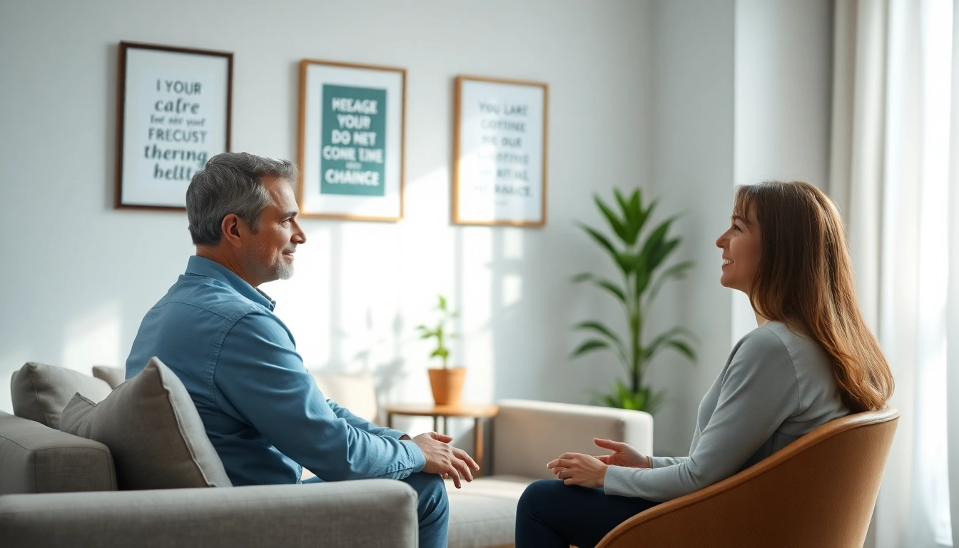 Engaging counselling session in a tranquil setting promotes emotional well-being.