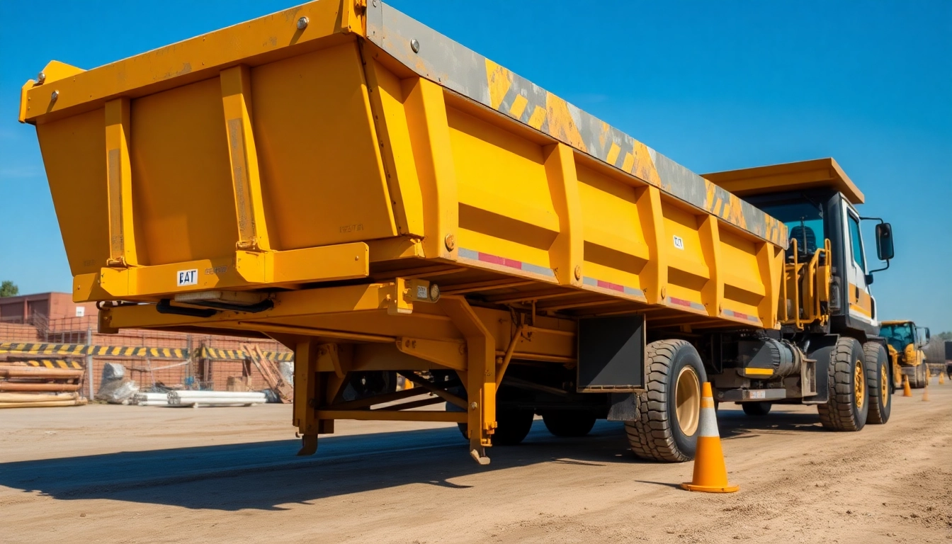 Find a used dump trailer for sale near me in excellent condition, ready for heavy-duty work.