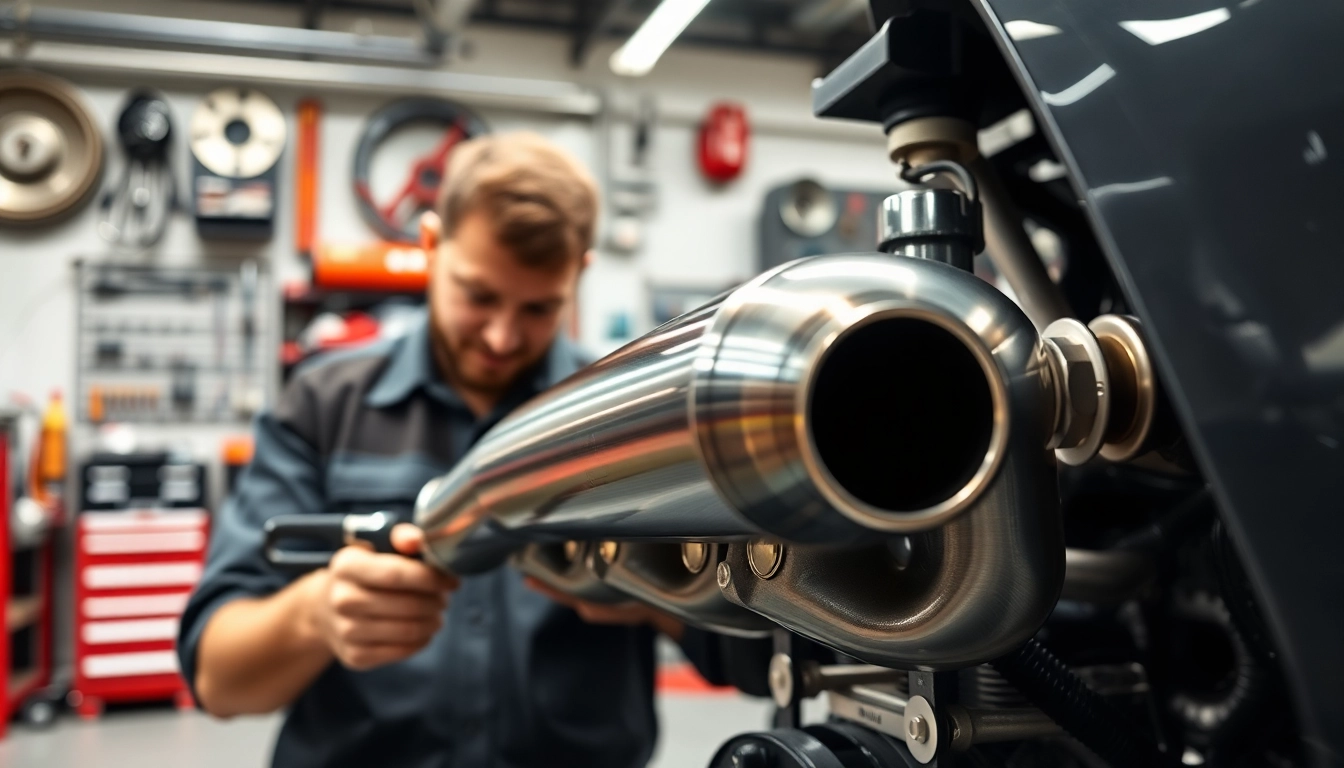 Install a charge pipe kit in an automotive workshop for performance enhancements.