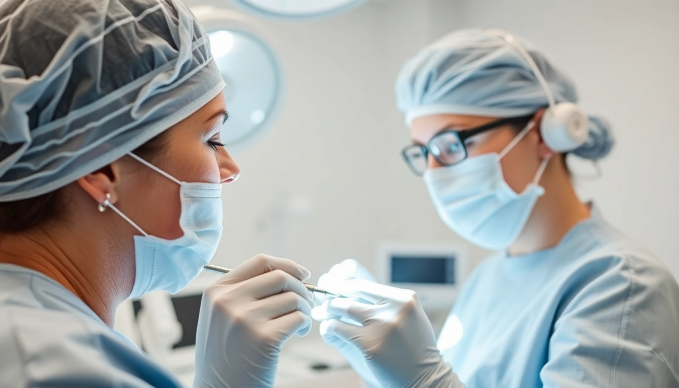 Schönheitschirurgie Braunschweig: Professionelle Chirurgie bei einem ästhetischen Eingriff.
